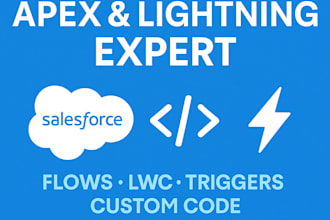 build any apex, flows, lwc or aura in your salesforce org