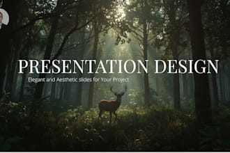 design aesthetic and beautiful powerpoint slides for you