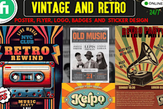 design 80s 90s club retro vintage festival event concert poster party dj flyer