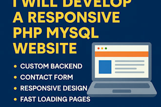 build a custom PHP admin panel with mysql database
