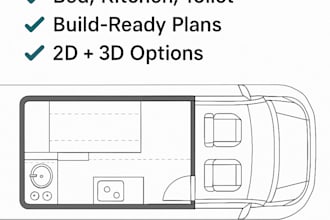 design your custom vanlife or camper layout in autocad