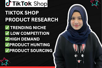 do your tik tok shop winning product research and product sourcing