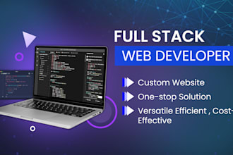 be your full stack web developer in react nodejs django java
