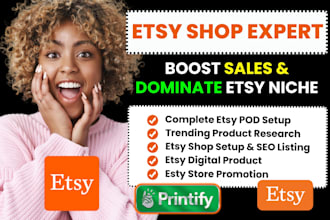 do etsy digital products shop, etsy pod SEO listing, etsy digital product design