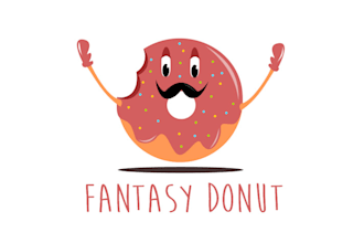 design colorful stand out logo for a donuts company