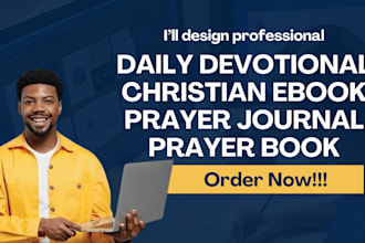 design, format christian ebook, prayer book, daily devotion, journal amazon kdp
