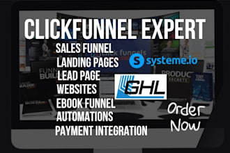 do clickfunnels sales funnel, leadpages, systeme io kajabi ghl simvoly samcart