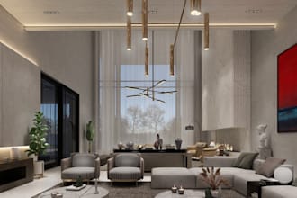 interior 3d design and visualization for your project