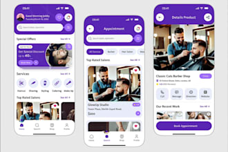 build salon booking app, appointment app, service provider app