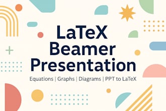 create or convert a  professional latex beamer presentation