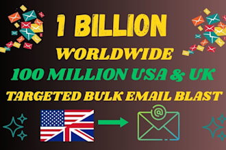 do targeted bulk email blast, inbox email marketing campaigns and SMS