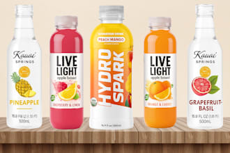 do label logo for sports drink, juice, beverage, can, water, soda, energy drinks