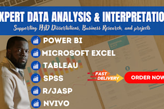 do data analysis, statistical modelling, and data visualization using power bi
