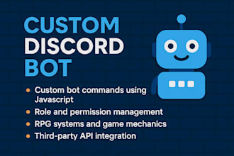 develop a custom discord bot using nodejs