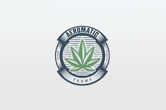 design included classic cannabis brand logo