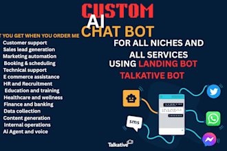 create a professional ai chatbot for all platforms