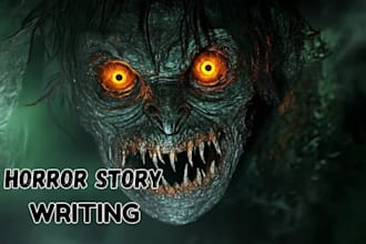 write horror story, thriller, horror novel, scary stories, horror script mystery