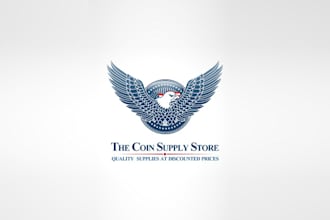 design captivating coin supply store logo