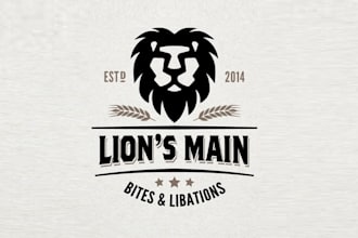 design amazing craft cocktail lounge restaurant logo