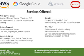 setup and manage your web server and cloud security