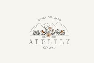 design wonderful boutique hotel logo