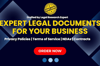 write and review contracts, business agreements, and legal documents