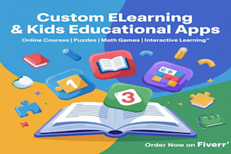 elearning app online course app kids learning app kids puzzle app math app