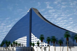 create stunning resort cgi using unreal engine for beach hotels and gym centre