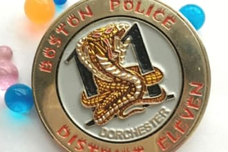 custom metal badges, challenge coins, pvc patches, design to delivery
