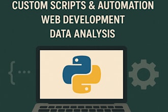 write and debug python scripts for your projects