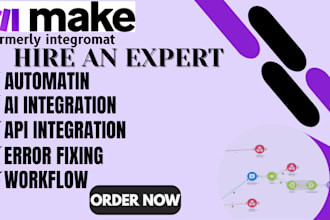 make com automation made com zapier api expert integromat workflow scenario
