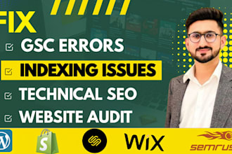do technical seo, website audit, google search console indexing