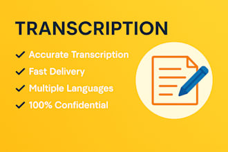 transcribe audio or video