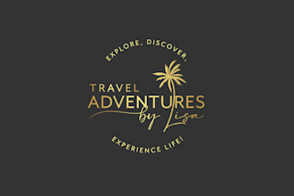 design amazing travel adventures logo