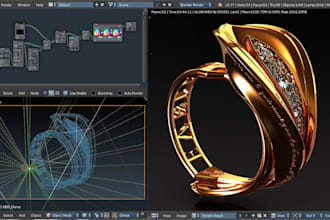 do 3d jewelry design 3d jewelry rendering jewelry animation product design