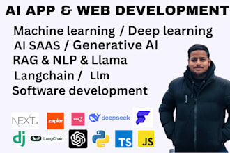 ai apps ai website ml dl chatgpt llm ai chatbot ai agents software development
