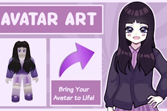 draw your roblox character avatar