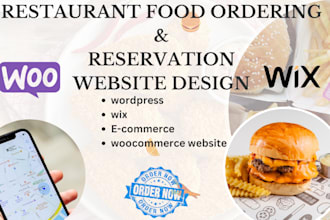 design a responsive restaurant website with online menu and booking