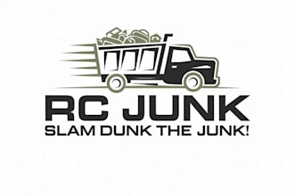 design a bold and professional junk removal logo for your business