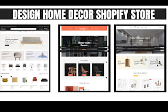 design home decor shopify store interior design store home decor website