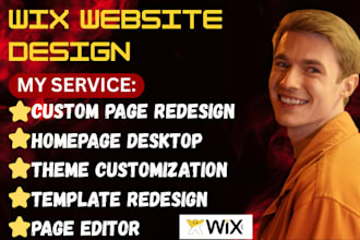 do wix studio page editor wix theme customization wix template redesign