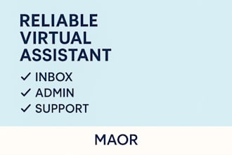 be your virtual assistant for inbox and customer support tasks