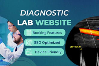 design diagnostic website or pathology lab website