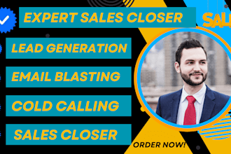 be your sales closer sales representative cold calling sales agent lead list