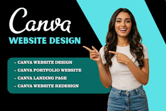 canva website design canva portfolio website redesign canva landing page