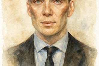 create a royal or watercolor style ai portrait of you or your pet