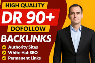 manually build dr 90 guest post backlinks for google ranking