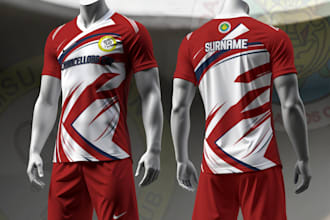 design custom sublimation jerseys and tshirts for your brand