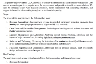 do gap analysis of your business