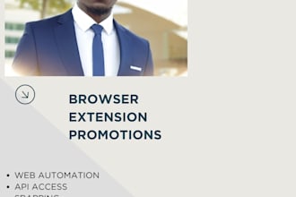 automate jobs and create browser extensions
